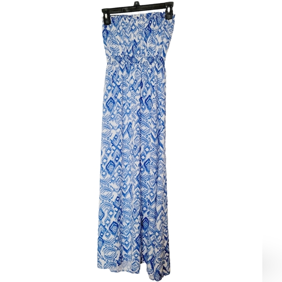 Jessica Simpson Strapless Floral Maxi Dress - Picture 2 of 6